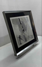 Load image into Gallery viewer, Wall Hanging Home Decor Mat Soft Gray And ED Framed Abstract Art Print