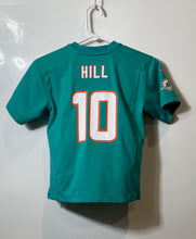 Load image into Gallery viewer, Nike Kids Aqua Miami Dolphins Tyreek Hill #10 Football-NFL Jersey Size L