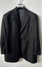 Load image into Gallery viewer, Fiorillo Mens Black Cashmere Single-Breasted Two-Button Blazer Jacket Size 56