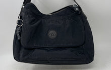 Load image into Gallery viewer, Kipling Womens Black Outer Pocket Shoulder Strap Convertible Crossbody Handbag
