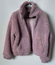 Load image into Gallery viewer, Forever 21 Womens Purple Long Sleeve Pockets Fuzzy Full-Zip Sherpa Jacket Size M