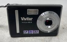 Load image into Gallery viewer, Vivitar ViviCam 8018 Black 1.8" LCD Monitor Compact Digital Camera Not Tested
