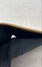 Load image into Gallery viewer, Fossil Mens Brown White Leather Zipper Pocket Lined Bifold Wallet