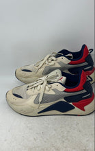 Load image into Gallery viewer, Puma Mens RS-X Hard Drive 369818-03 Beige Gray Red Lace-Up Sneaker Shoes Size 11