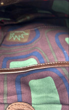 Load image into Gallery viewer, Gianni Bini Womens Brown Patent Leather Single Strap Pockets Lined Shoulder Bag