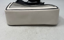 Load image into Gallery viewer, Michael Kors Womens Sport Danika White Black Mesh Leather Trim Crossbody Handbag