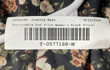 Load image into Gallery viewer, Abercrombie & Fitch Womens Multicolor Floral Print Cropped Top Size Medium