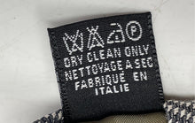 Load image into Gallery viewer, Giorgio Armani Mens Gray Argyle Keeper Loop Adjustable Pointed Tie