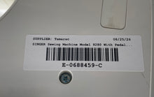 Load image into Gallery viewer, Singer Model 8280 White Lightweight Electric Sewing Machine W/ Pedal Not Tested