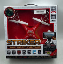 Load image into Gallery viewer, World Tech Elite Toys Striker Live Feed Camera Drone Ages 14+ Untested