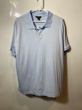 Load image into Gallery viewer, Banana Republic Mens Light Blue Cotton Luxe Touch Performance Polo Shirt Size L