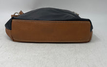 Load image into Gallery viewer, Rosetti Womens Black Brown Pebbled Leather Adjustable Strap Crossbody Handbag