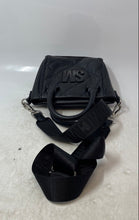Load image into Gallery viewer, Steve Madden Womens Black Leather Quilted Detachable Strap Crossbody Bag