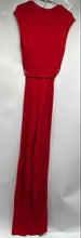 Load image into Gallery viewer, Mango Womens Red Sleeveless Surplice Neck One-Piece Jumpsuit Size M With Tag