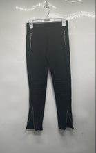 Load image into Gallery viewer, Gap Womens Black Flat Front Elastic Waist Straight Leg Trouser Pants Size XS