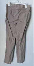 Load image into Gallery viewer, Jones New York Womens Beige Stretch Pull-On Flat Front Ankle Pants Size M