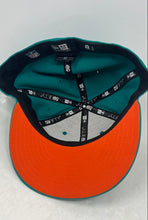 Load image into Gallery viewer, New Era Mens Green Miami Dolphins NFL Football Adjustable Baseball Cap One Size