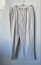 Load image into Gallery viewer, Nautica Mens Rigger Light Khaki Cotton Classic Fit Pleated Chino Pants 34Wx30L