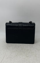 Load image into Gallery viewer, Aldo Womens Black Geometric Embossed Leather Chain Strap Crossbody Bag
