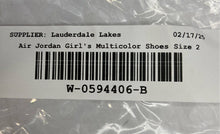 Load image into Gallery viewer, Authentic Nike Boys Air Jordan 12 Retro Multicolor Lace-Up Sneaker Shoes Size 2Y