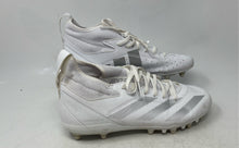 Load image into Gallery viewer, Adidas Mens Adizero Impact.2 White Silver Lace-Up Football Cleats Size 8.5