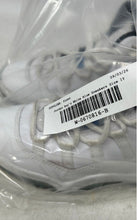 Load image into Gallery viewer, Nike Boys Air Jordan 11 Retro White Blue Lace-Up Sneaker Shoes Size 1Y