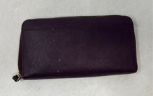 Load image into Gallery viewer, Kate Spade New York Womens Burgundy Inner Pockets Zip-Around Wallet