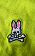 Load image into Gallery viewer, Psycho Bunny Mens Green Pima Cotton Short Sleeve V-Neck T-Shirt Size 6