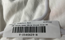Load image into Gallery viewer, Ann Taylor Womens White Long Sleeve Round Neck Pullover Blouse Top Size XS