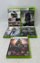 Load image into Gallery viewer, Lot Of 5 Pcs Assorted Microsoft Xbox 360 Multiple Genre ESRB Rated Video Games