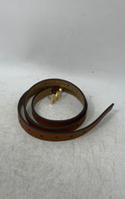 Load image into Gallery viewer, Michael Kors Mens Brown Leather Adjustable Buckle Dress Belt