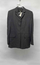Load image into Gallery viewer, Banana Republic Womens Gray Long Sleeve Notch Lapel Three Button Blazer Size 6