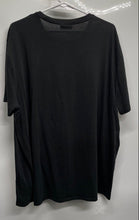 Load image into Gallery viewer, Lacoste Mens Black Pima Cotton Short Sleeve Crew Neck Pullover T-Shirt Size 4XL