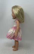 Load image into Gallery viewer, American Girl Blonde Hair Blue Eye Fashion Doll With Pink Dress Outfit