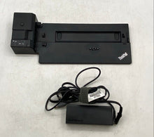 Load image into Gallery viewer, Set Of 2 Pcs Lenovo ThinkPad Black Multiple USB Ports Docking Station Not Tested