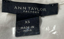 Load image into Gallery viewer, Ann Taylor Womens White Long Sleeve Round Neck Pullover Blouse Top Size XS