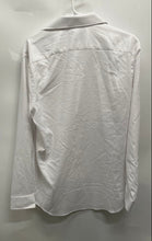 Load image into Gallery viewer, Michael Kors Mens White Long Sleeve Stretch Slim Fit Dress Shirt Size L
