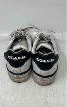 Load image into Gallery viewer, Coach Womens Lowline G5040 White Black Leather Lace-Up Sneaker Shoes Size 6.5B
