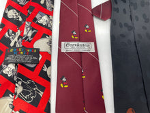 Load image into Gallery viewer, Lot Of 3 Pcs Assorted Looney Tunes Mens Multicolor Printed Designer Ties