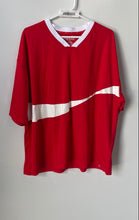 Load image into Gallery viewer, Coca-Cola Mens Red Graphic Print Short Sleeve V-Neck T-Shirt Size XL