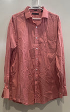 Load image into Gallery viewer, Tommy Hilfiger Mens Pink Cotton Long Sleeve Spread Collar Dress Shirt Size L
