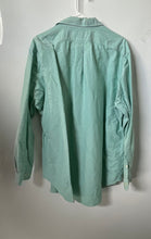 Load image into Gallery viewer, Ralph Lauren Mens Light Green Cotton Classic Fit Dress Shirt Size 17 1/2