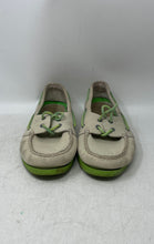 Load image into Gallery viewer, Sperry Top-Sider Mens White Light Green Leather Moc Toe Boat Shoes Size 10M