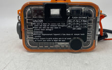 Load image into Gallery viewer, Vintage Hanimex Amphibian Orange 35mm Underwater Film Camera No Tested