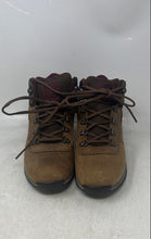 Load image into Gallery viewer, Timberland Womens Mt. Maddsen Mid Brown & Purple Leather Hiking Boots Size 6