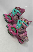 Load image into Gallery viewer, Hello Kitty Girls Multicolor Printed EZ Roll Adjustable Roller Skates Size 11-2