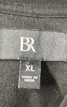 Load image into Gallery viewer, Banana Republic Mens Black Cotton Short Sleeve Collared Button-Up Shirt Size XL