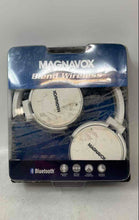Load image into Gallery viewer, Magnavox MBH542-WH White Blend Wireless Headphones With Box Not Tested