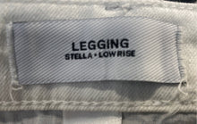 Load image into Gallery viewer, Express Womens White Black Stella Low Rise Skinny Leg Legging jeans Size 2