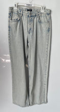 Load image into Gallery viewer, Massimo Dutti Womens Gray Denim Pockets Light Wash Wide-Leg Jeans Size 8